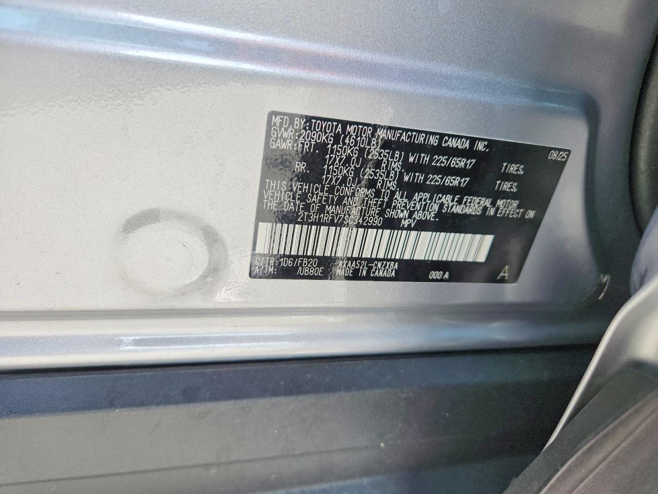 2025 TOYOTA RAV4