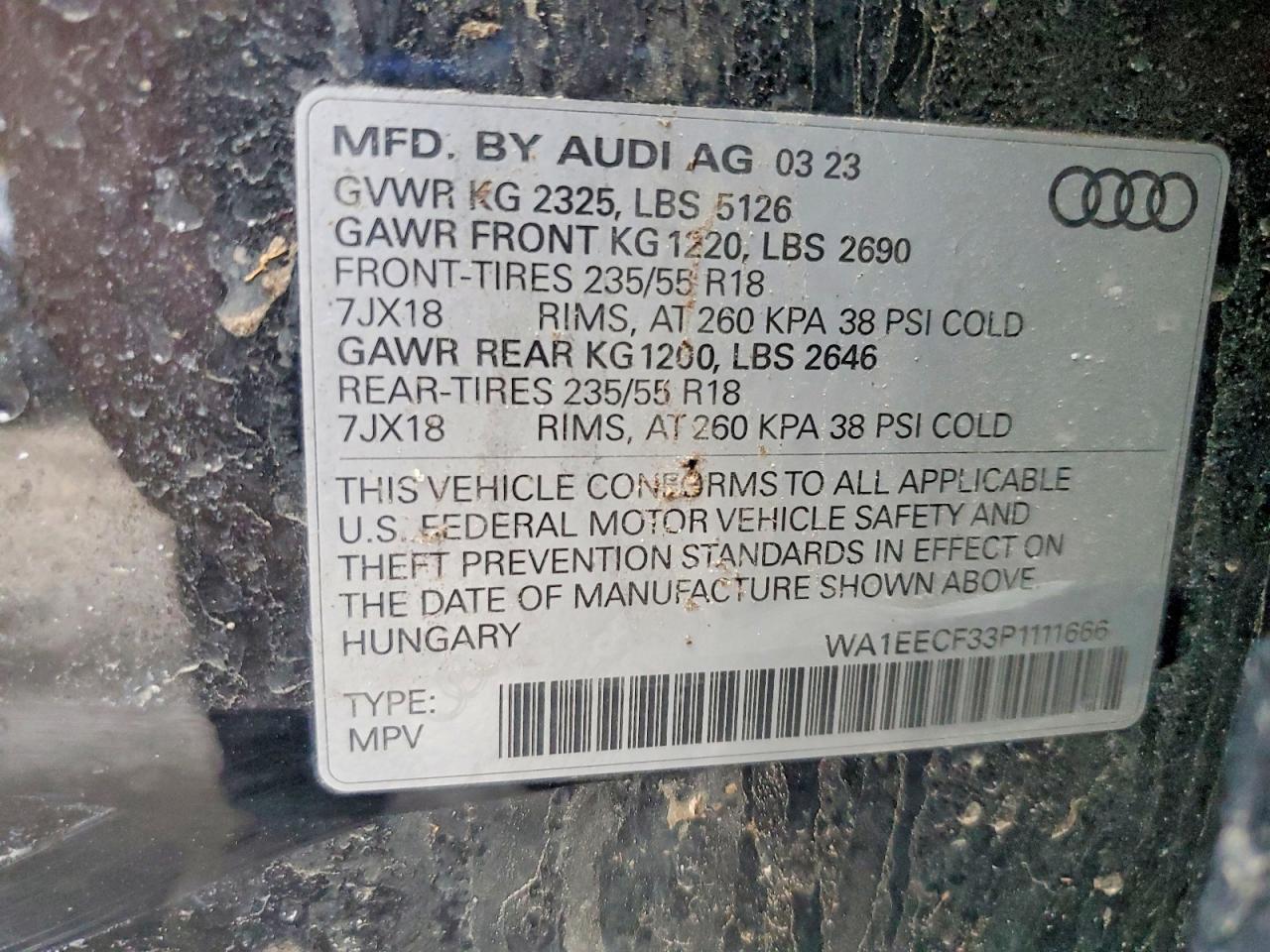2023 AUDI Q3