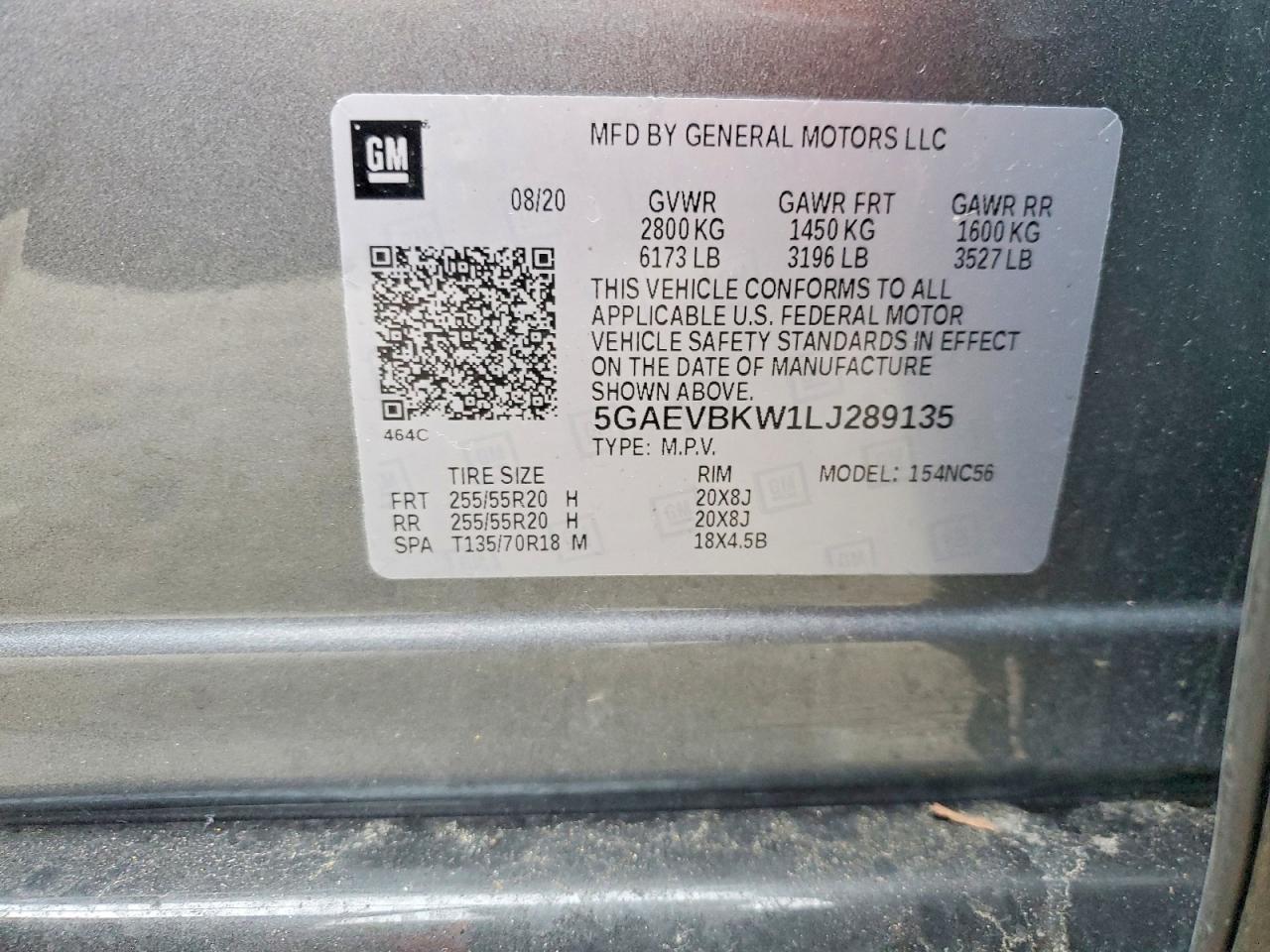 2020 BUICK ENCLAVE