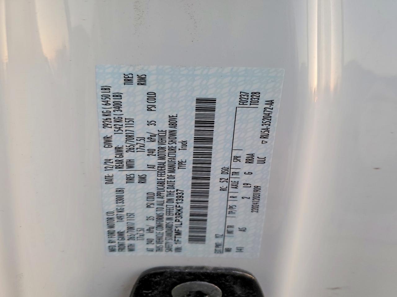 2024 FORD F-150