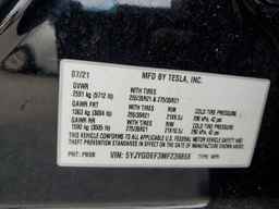 2021 TESLA MODEL Y