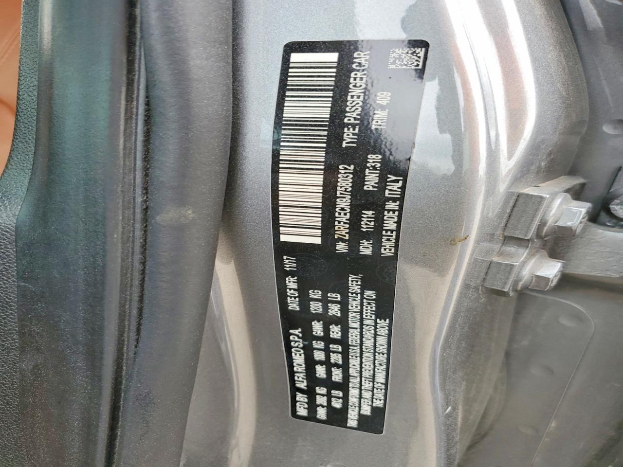 2018 ALFA ROMEO Giulia