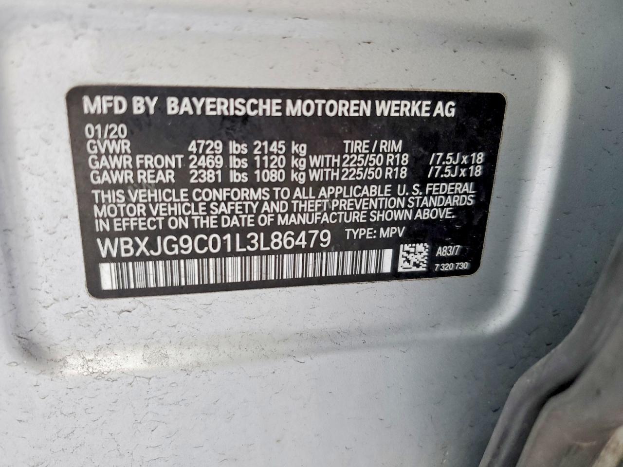 2020 BMW X1
