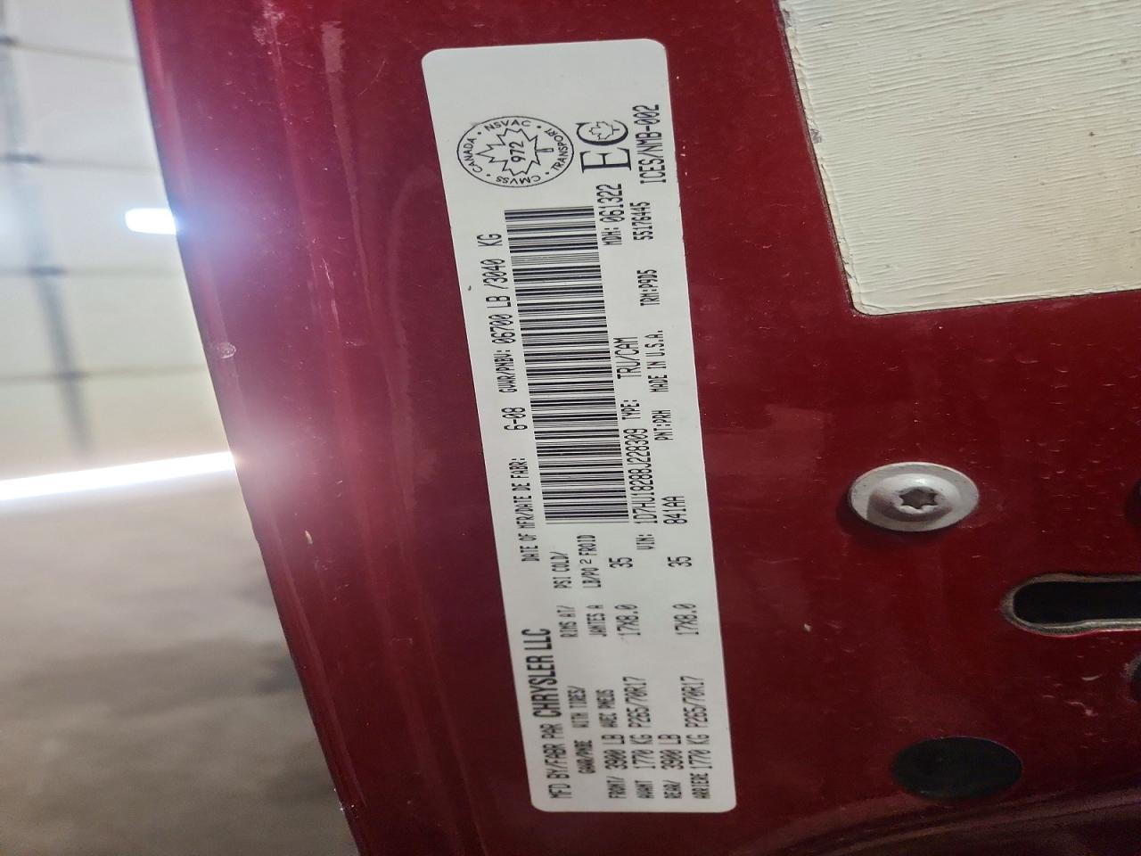 2008 DODGE RAM 1500