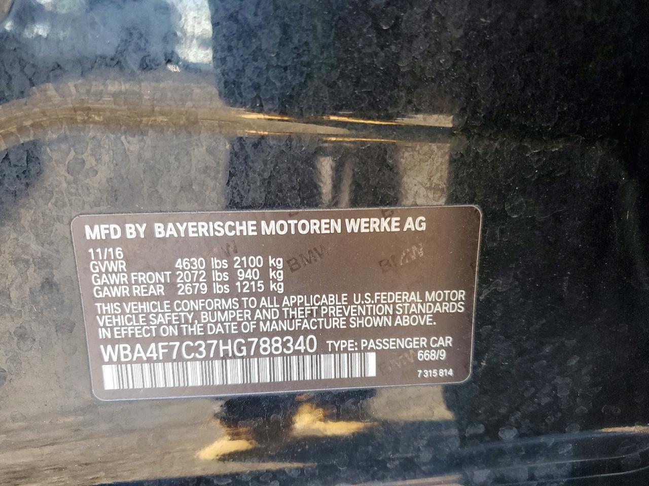 2017 BMW 4 Series
