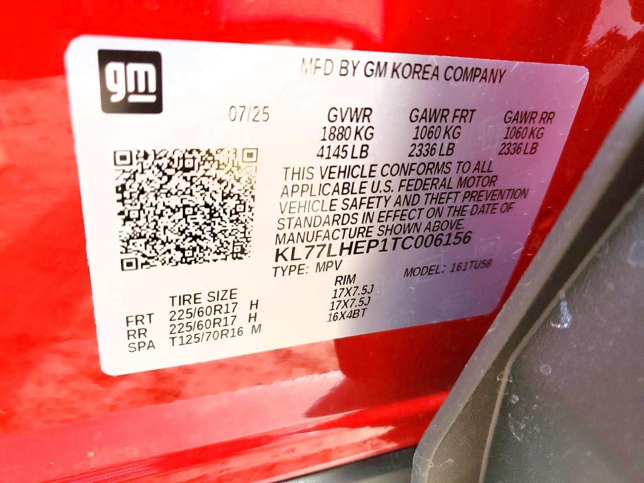 2026 CHEVROLET TRAX