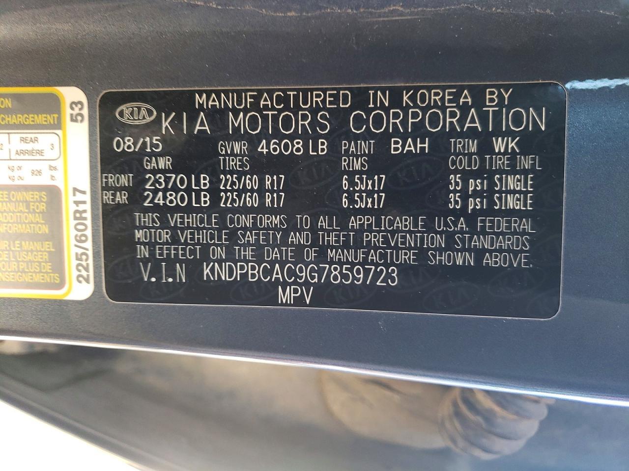 2016 KIA SPORTAGE