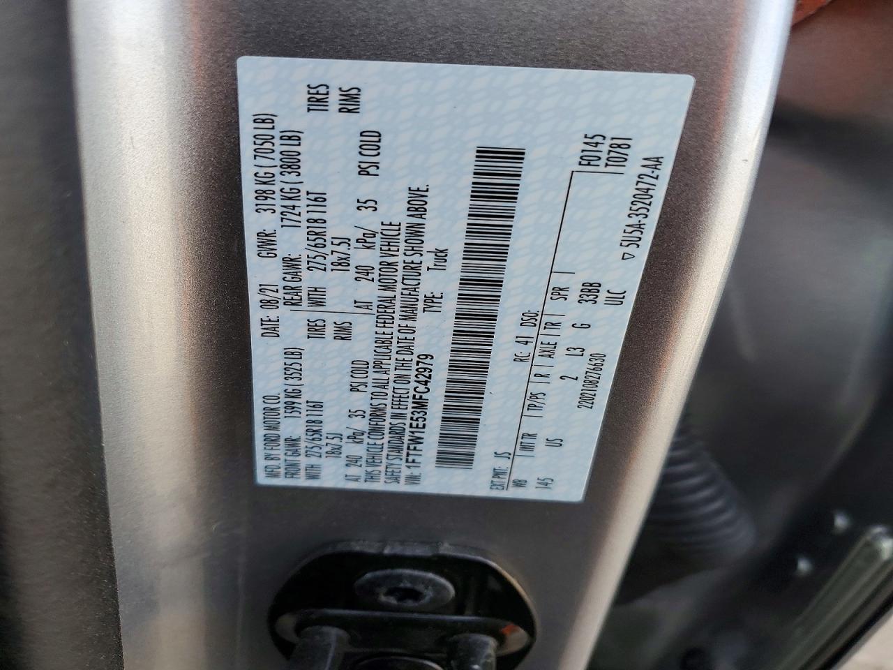 2021 FORD F-150