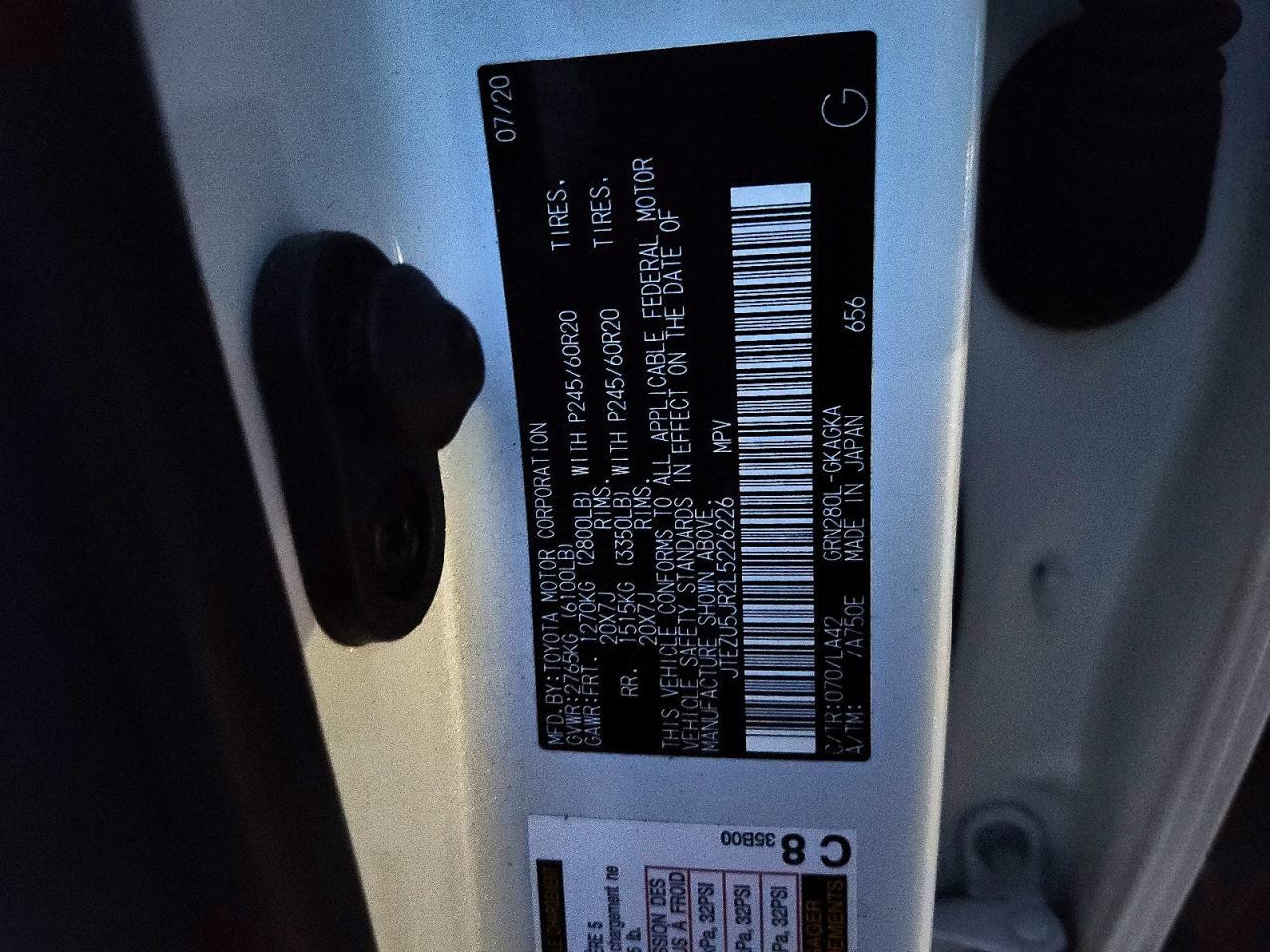 2020 TOYOTA 4Runner