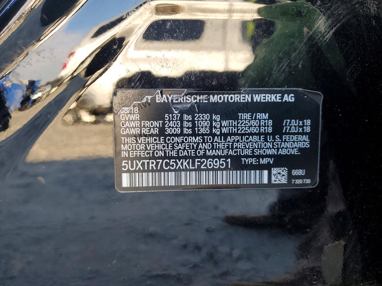 2019 BMW X3