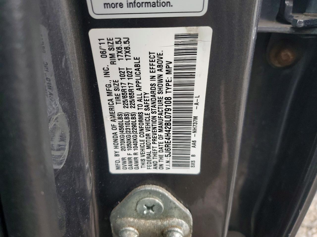 2011 HONDA CR-V