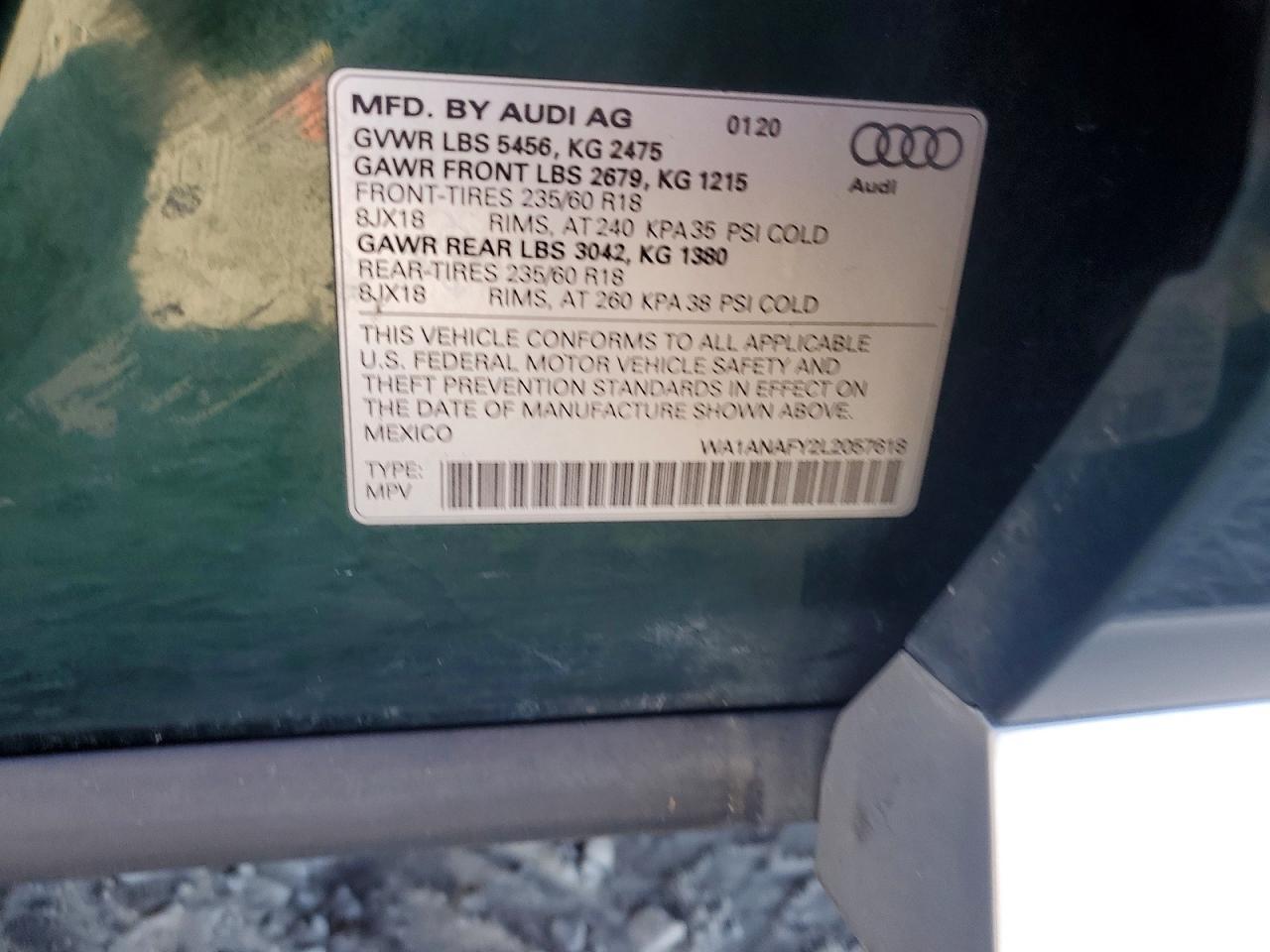2020 AUDI Q5