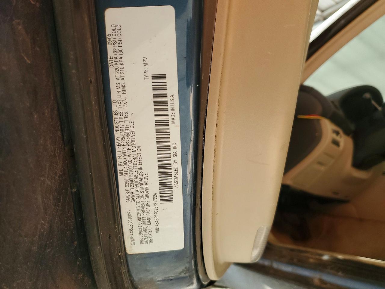 2006 SUBARU Legacy