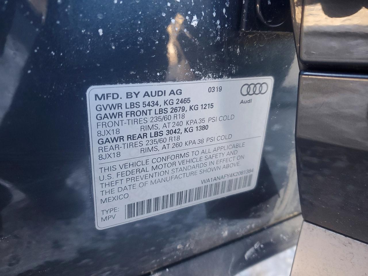 2019 AUDI Q5