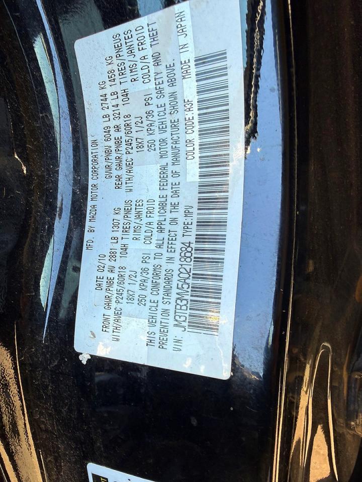 2010 MAZDA CX-9