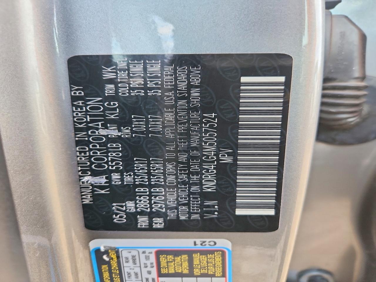 2021 KIA SORENTO