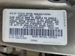 2002 TOYOTA CAMRY