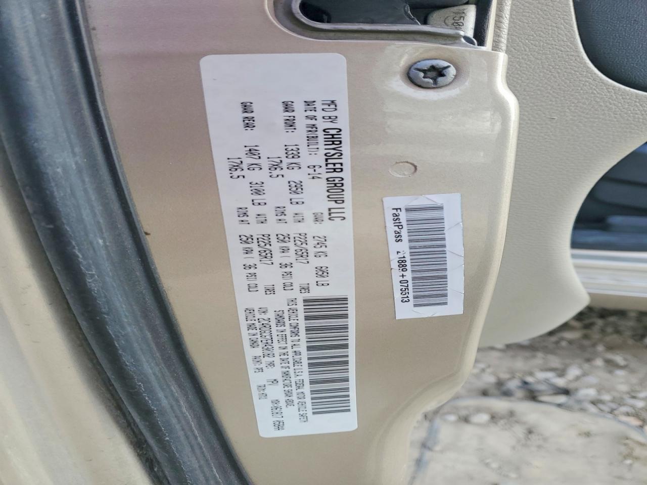 2014 DODGE GRAND CARAVAN