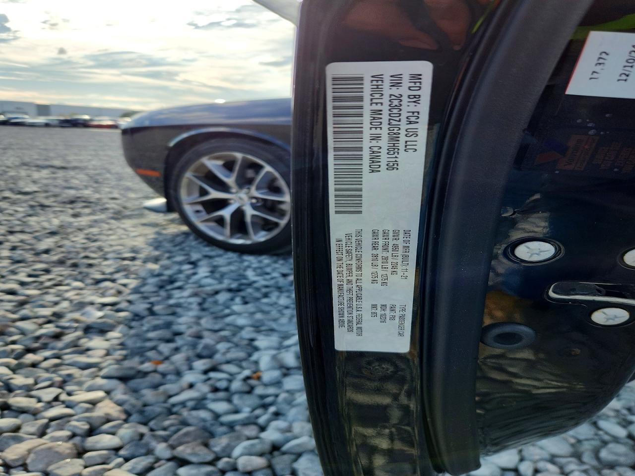 2021 DODGE Challenger