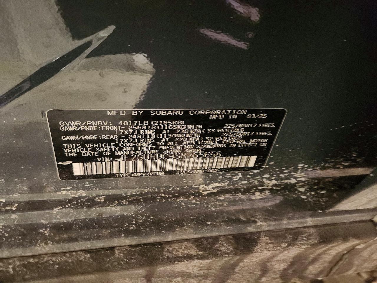 2025 SUBARU Crosstrek