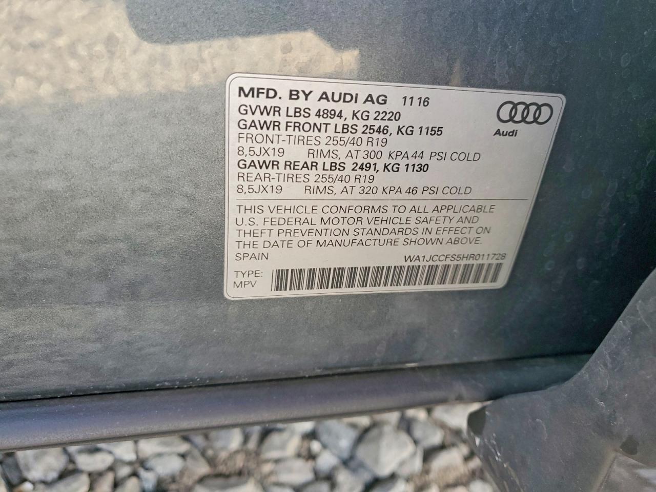 2017 AUDI Q3
