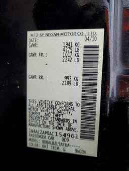 2010 NISSAN ALTIMA