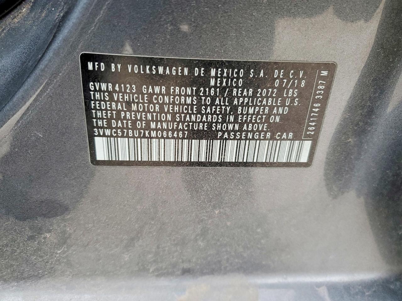 2019 VOLKSWAGEN JETTA