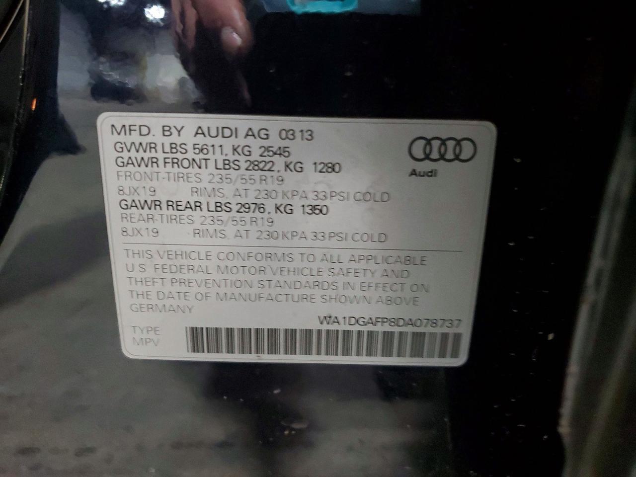 2013 AUDI Q5