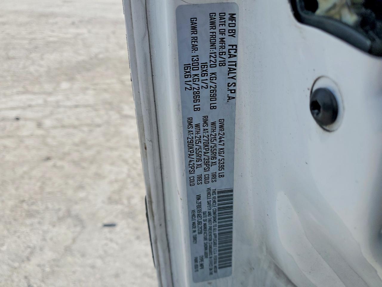 2018 RAM ProMaster City
