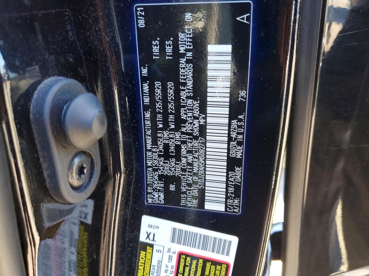 2021 TOYOTA HIGHLANDER