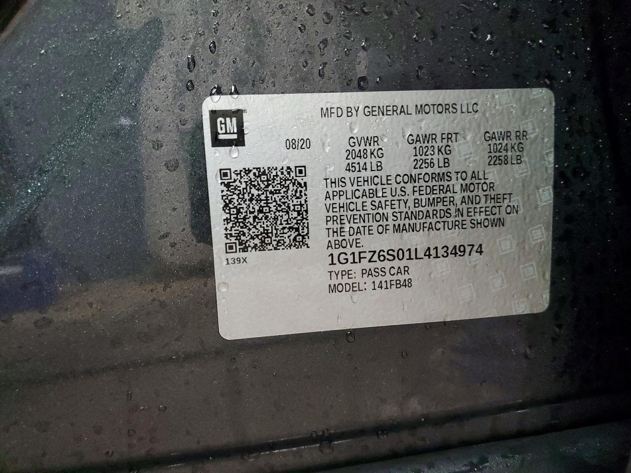 2020 CHEVROLET Bolt EV