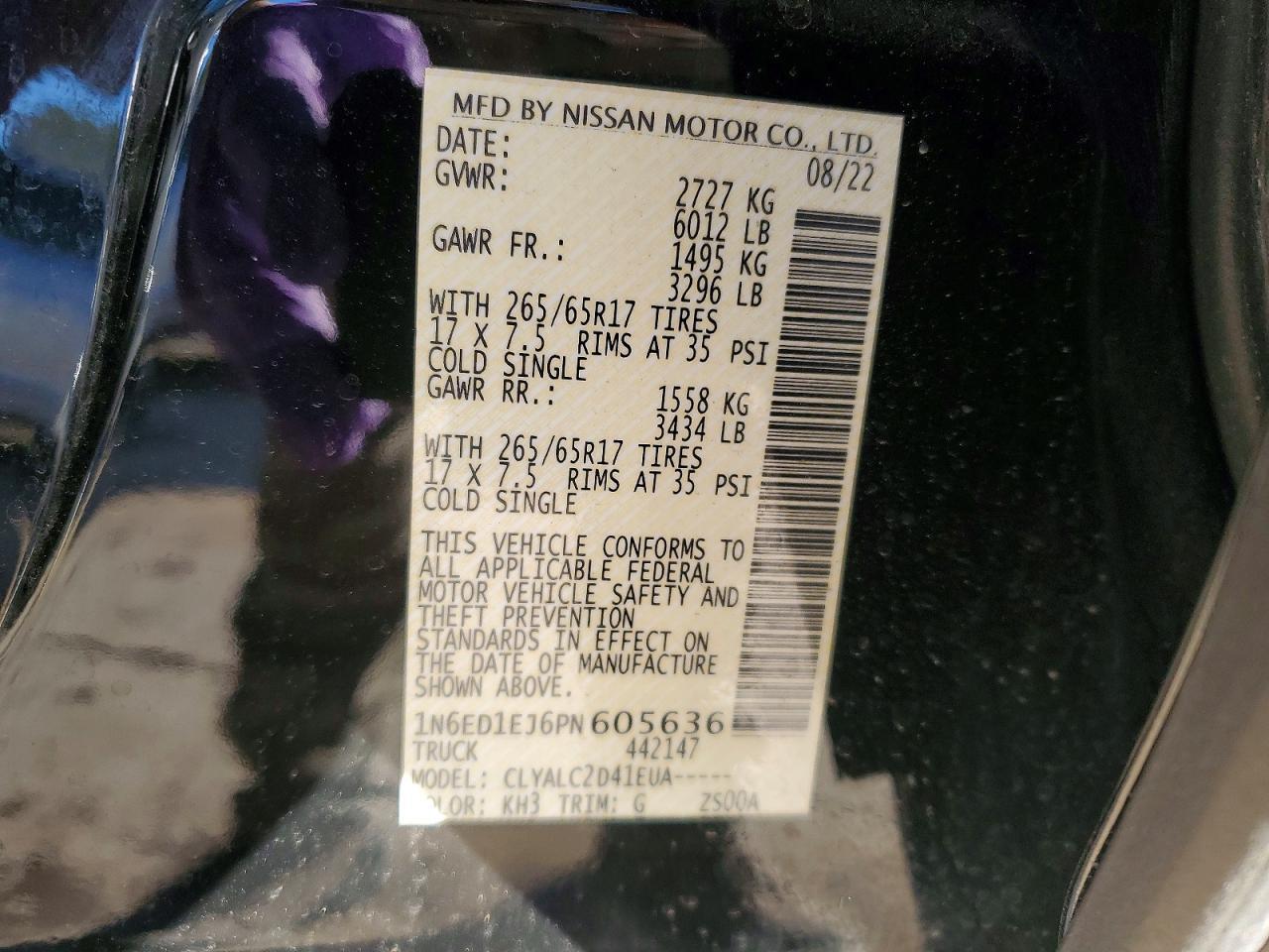 2023 NISSAN Frontier