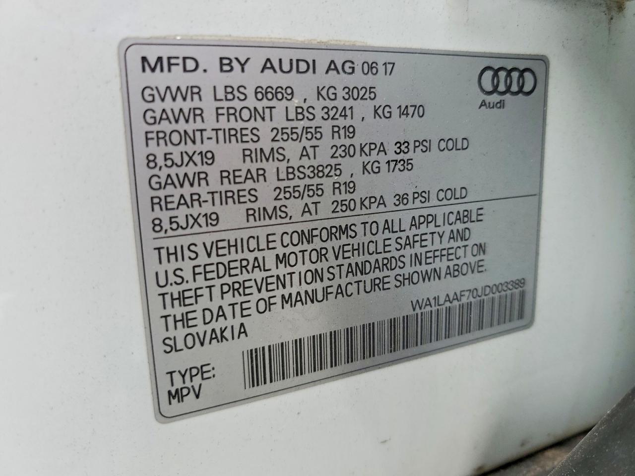 2018 AUDI Q7