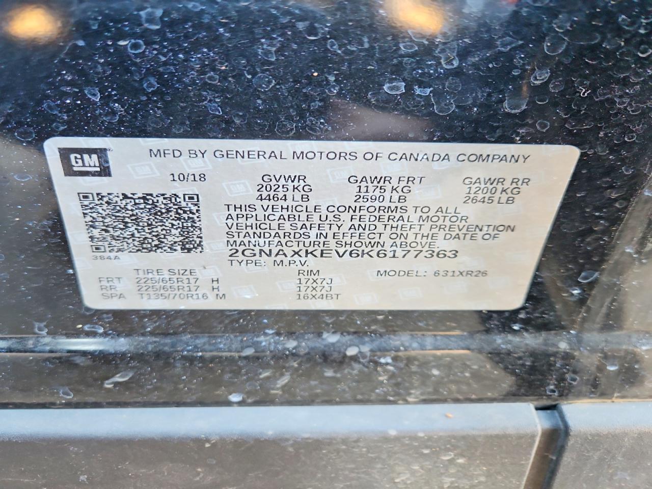 2019 CHEVROLET EQUINOX