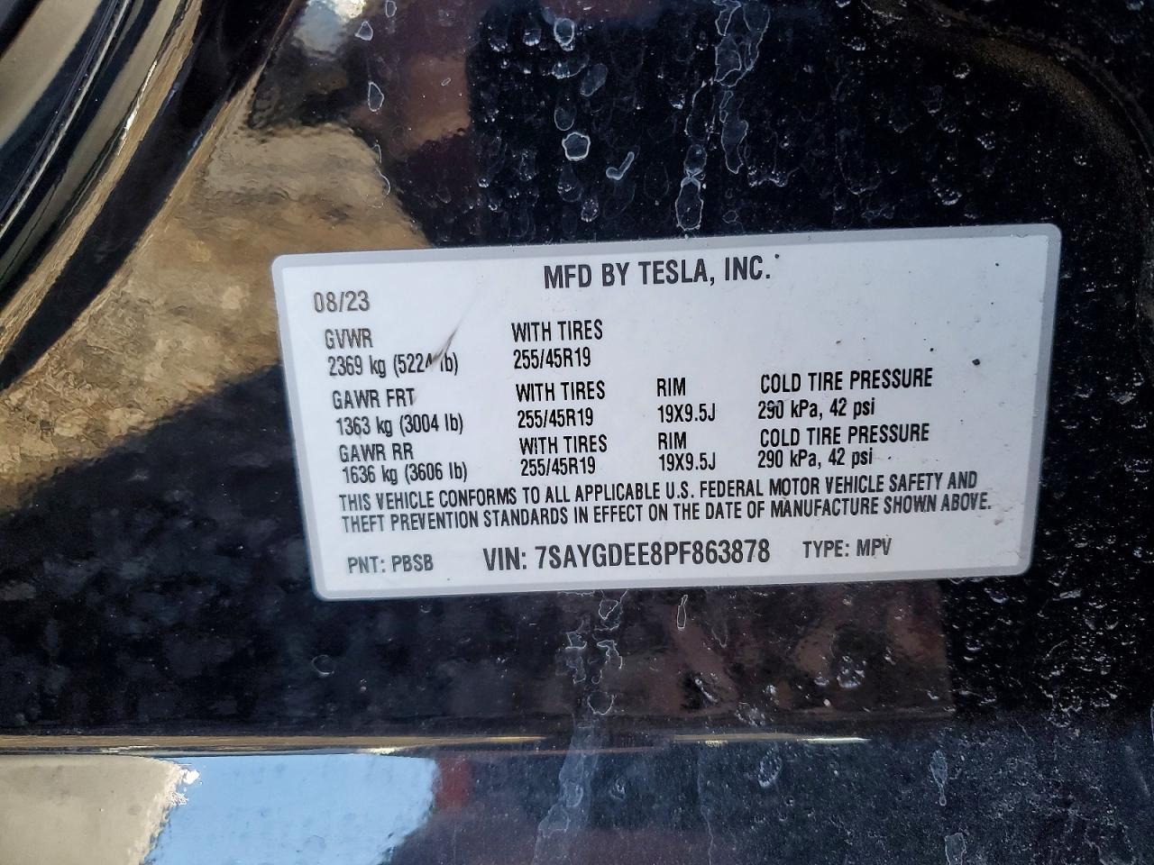 2023 TESLA MODEL Y