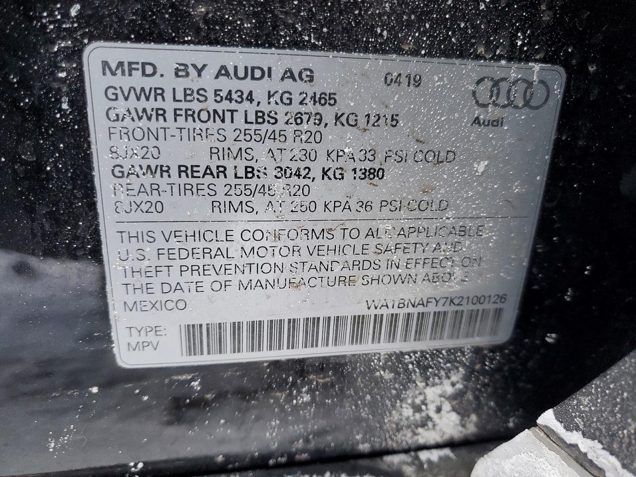 2019 AUDI Q5
