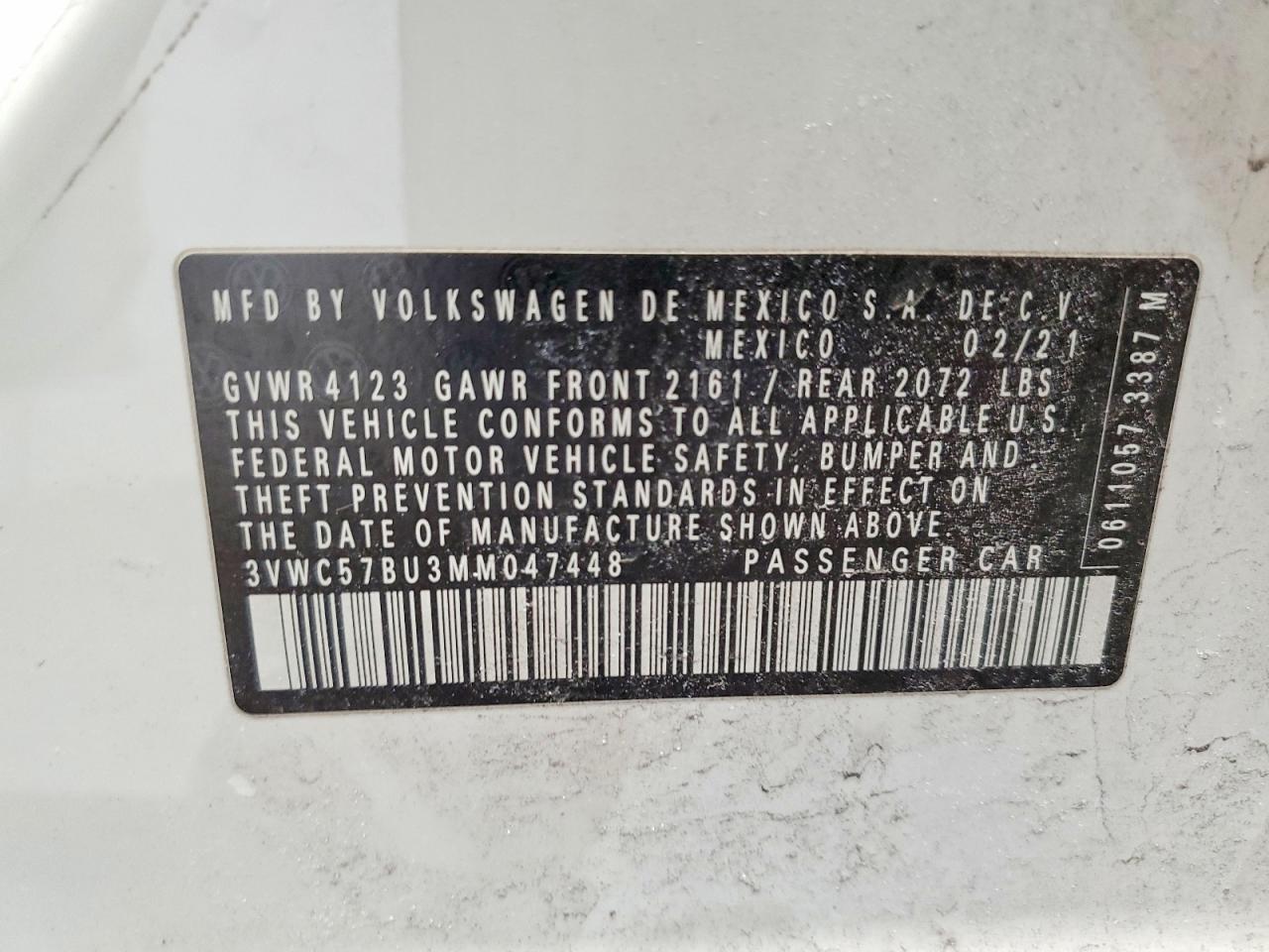 2021 VOLKSWAGEN JETTA