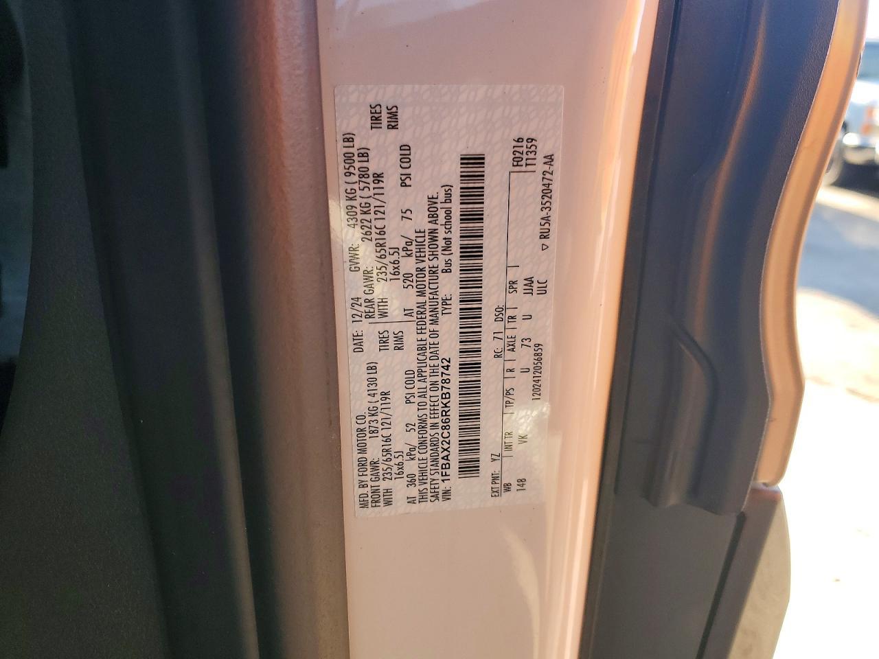 2024 FORD Transit