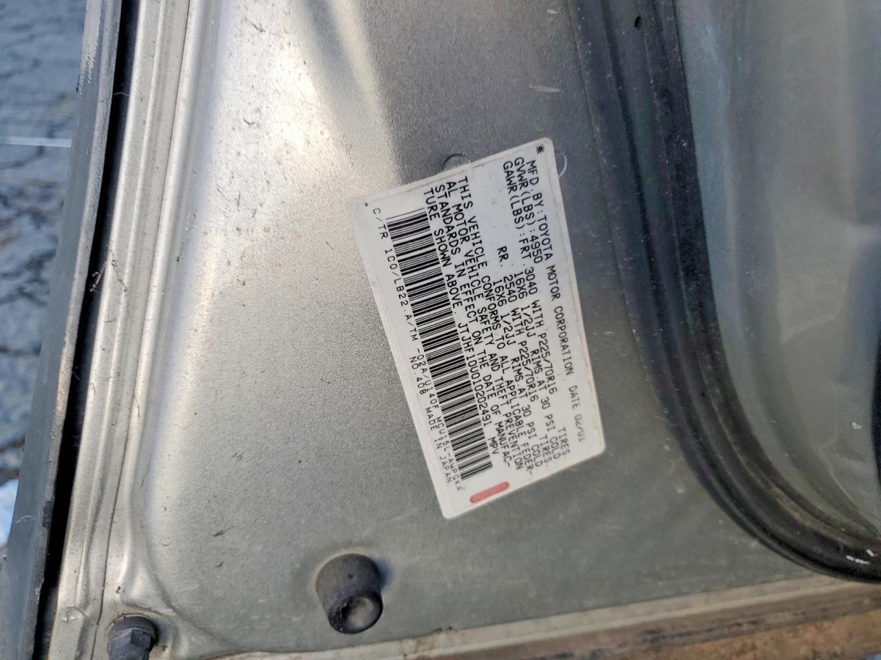 2001 LEXUS Rx 300