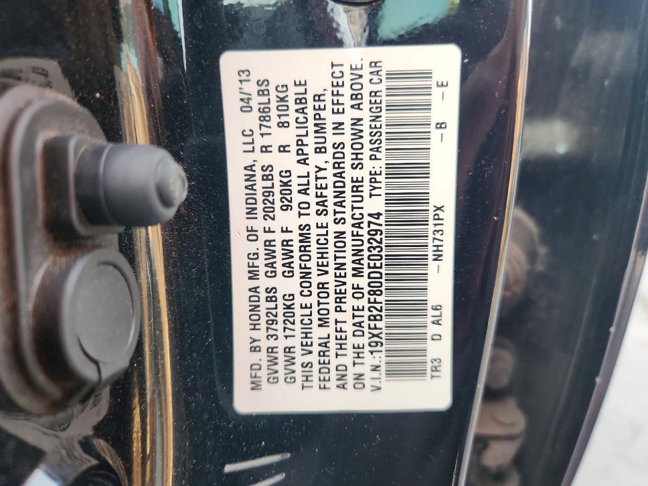 2013 HONDA CIVIC