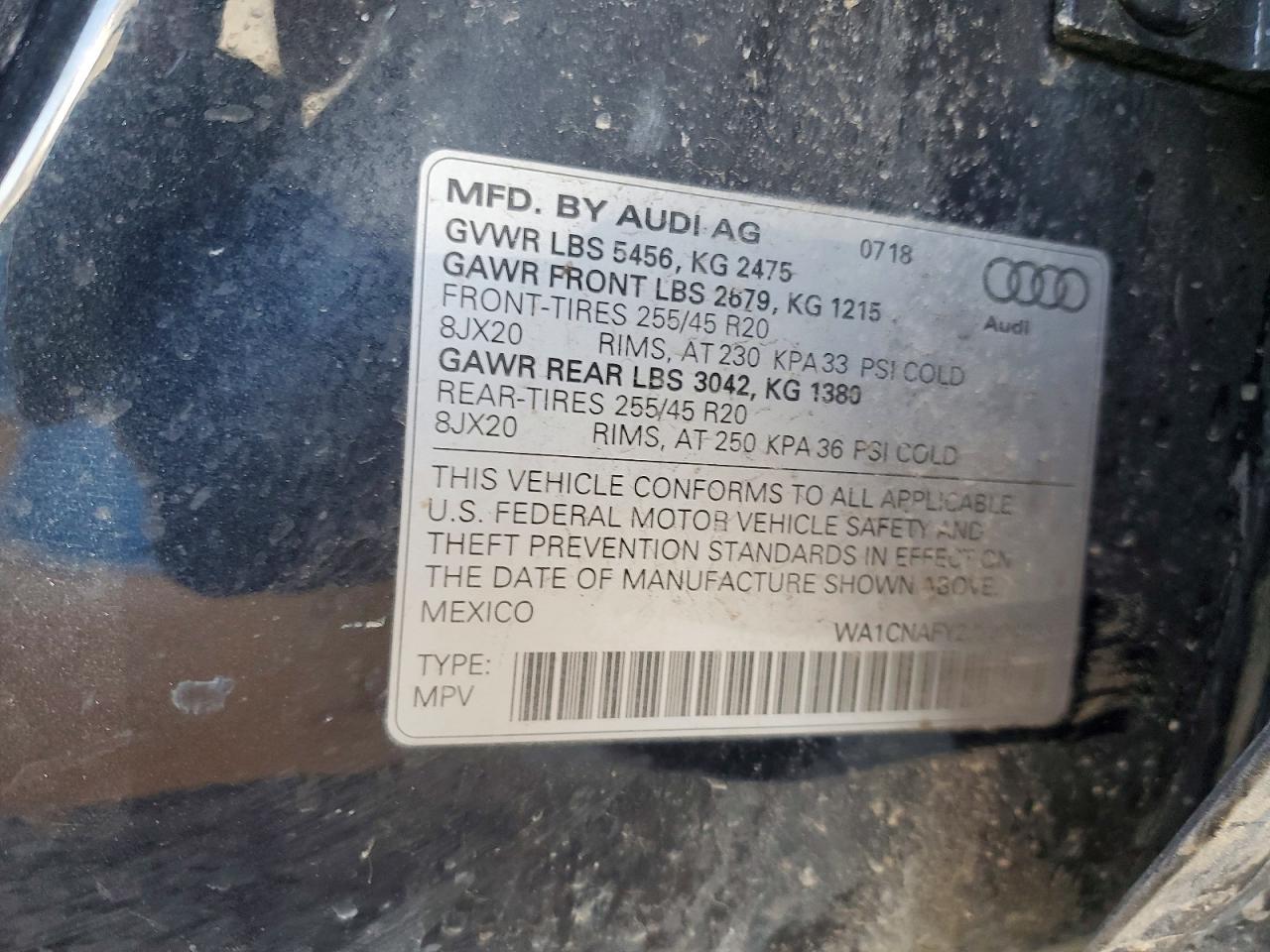 2018 AUDI Q5