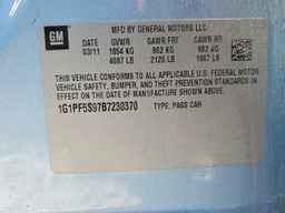 2011 CHEVROLET CRUZE