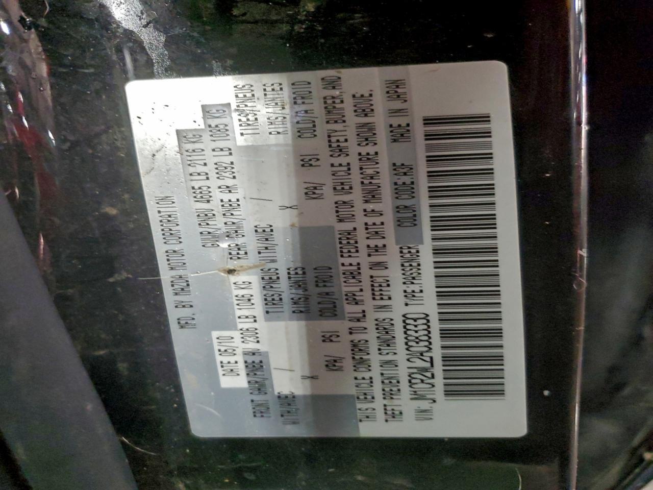 2010 MAZDA 5