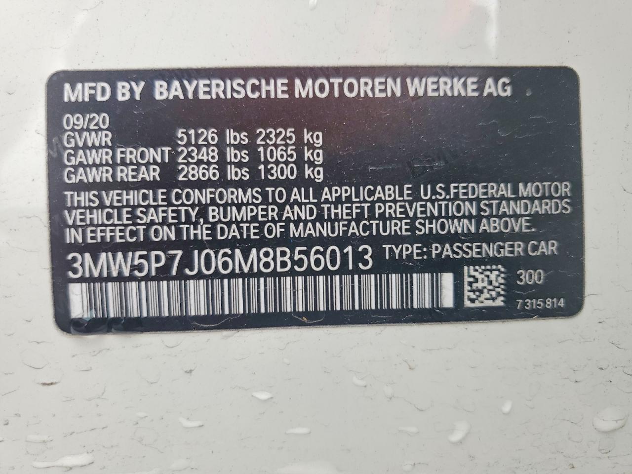 2021 BMW 3 SERIES