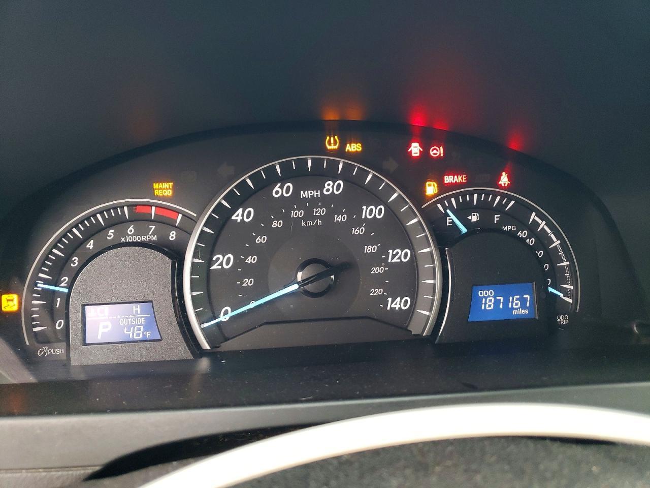 2012 TOYOTA CAMRY
