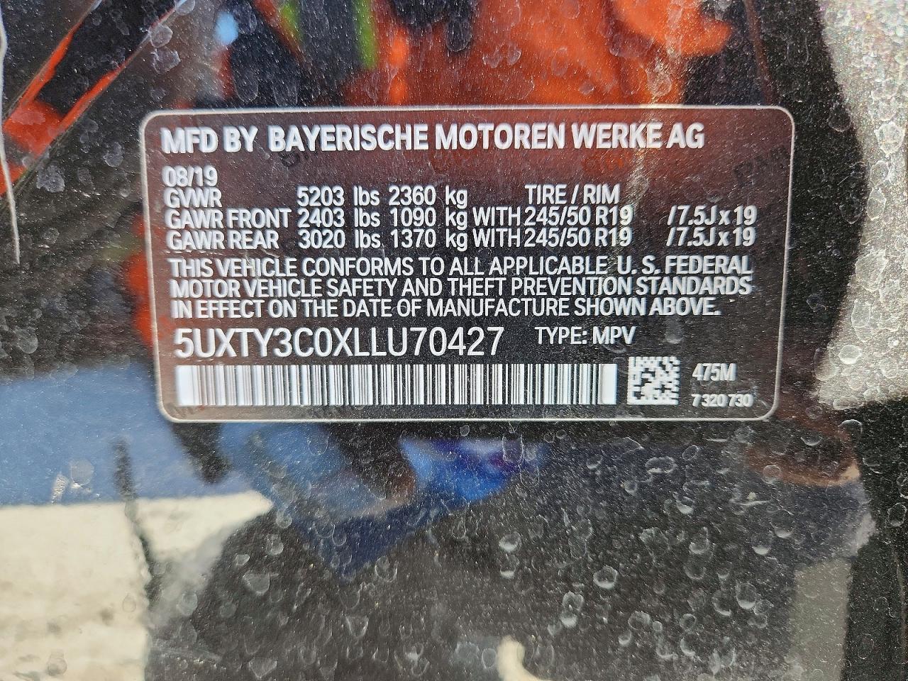 2020 BMW X3