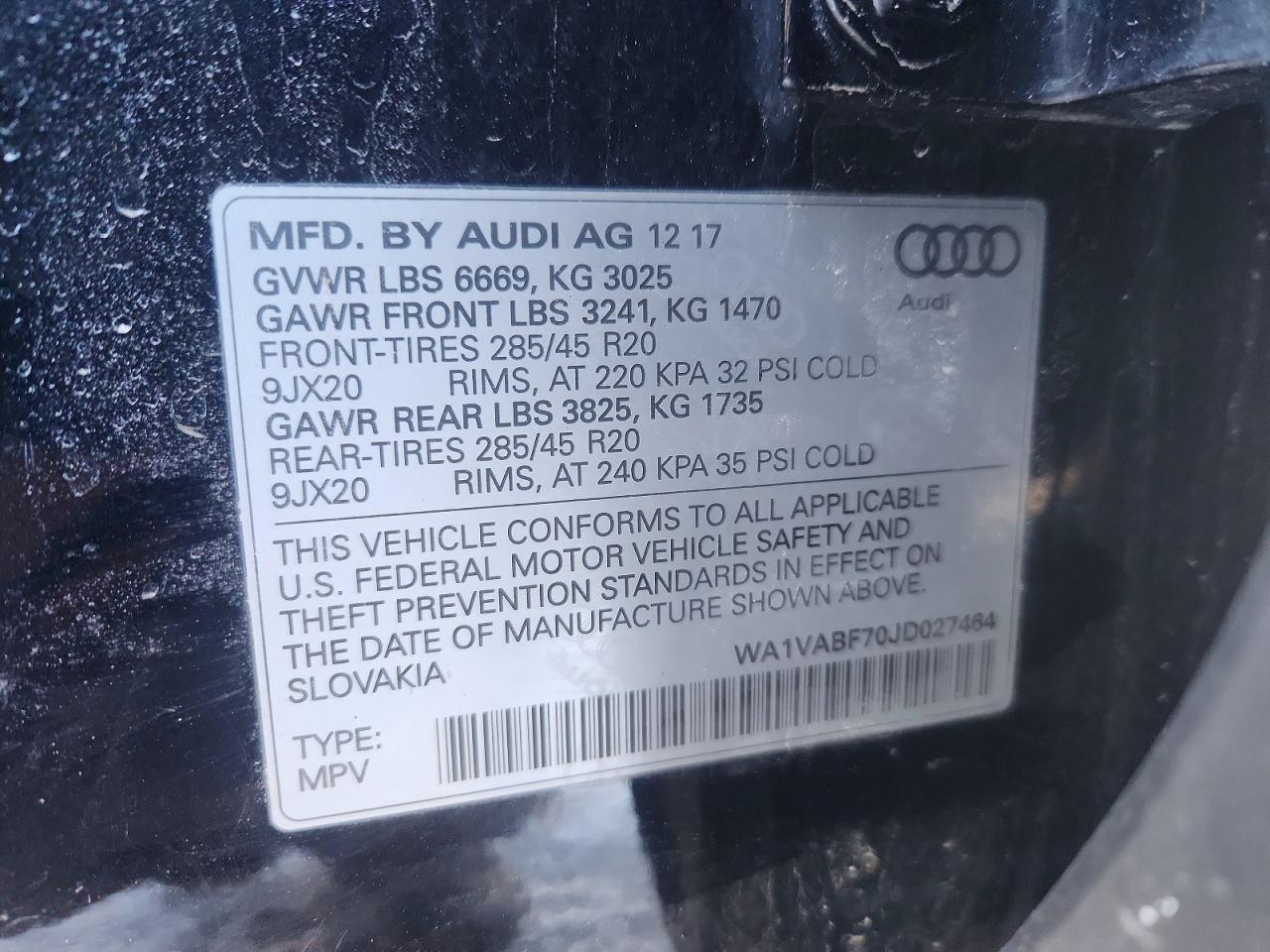 2018 AUDI Q7