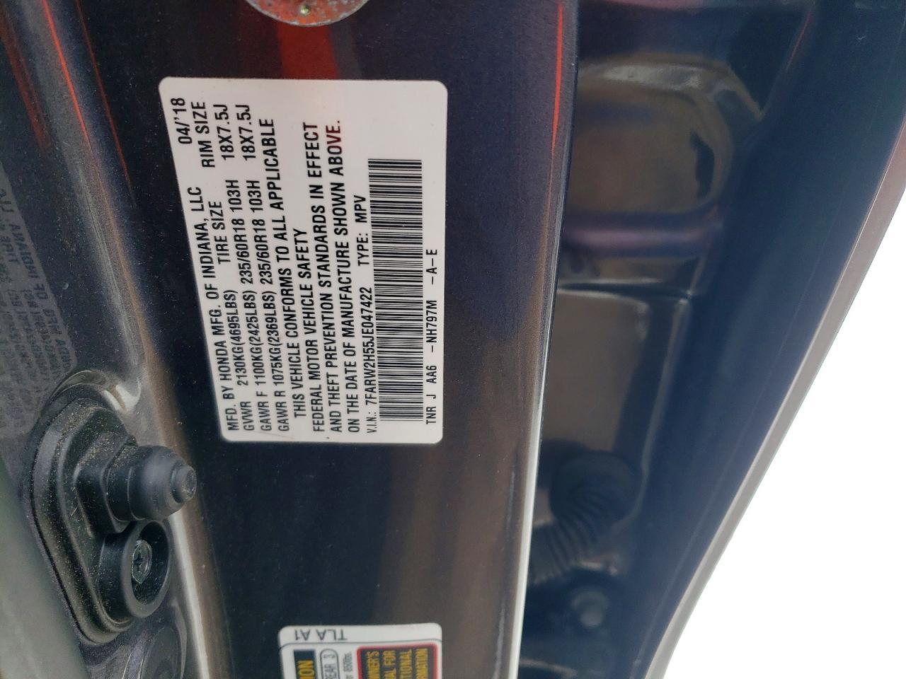2018 HONDA CR-V