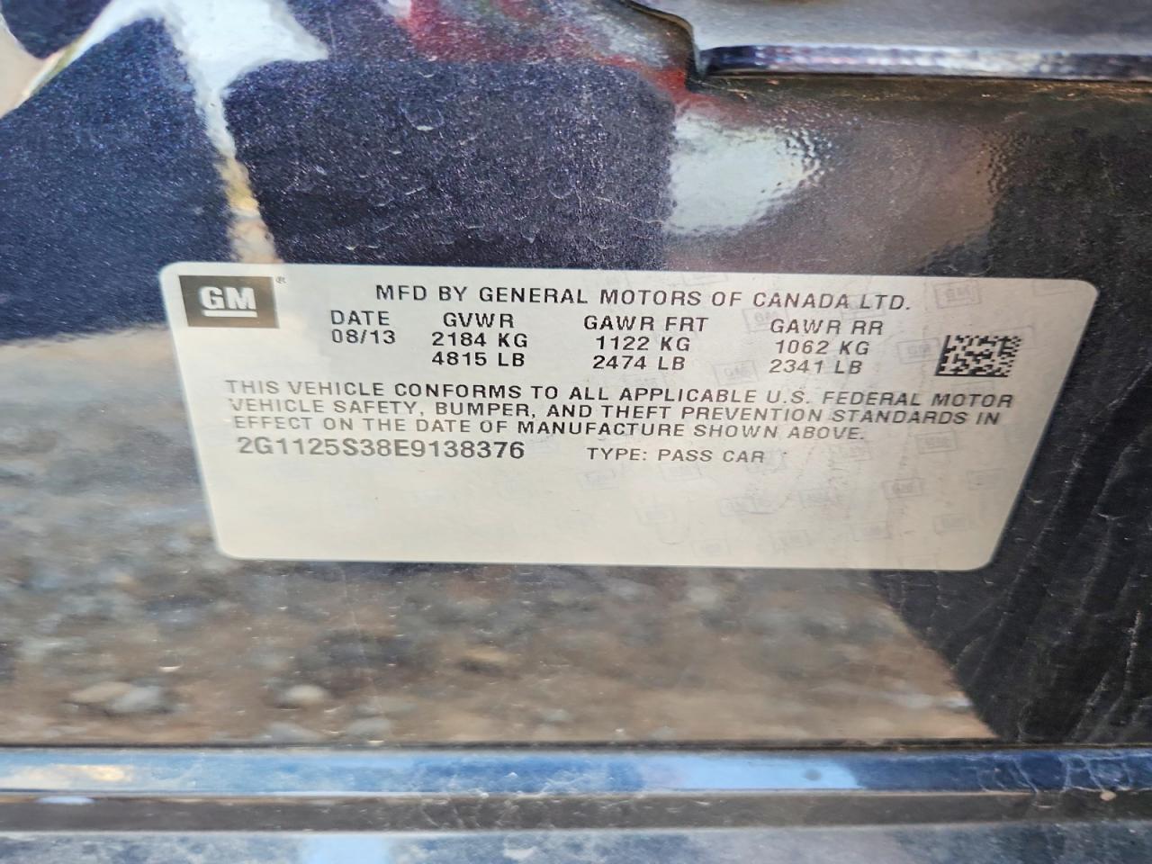 2014 CHEVROLET IMPALA