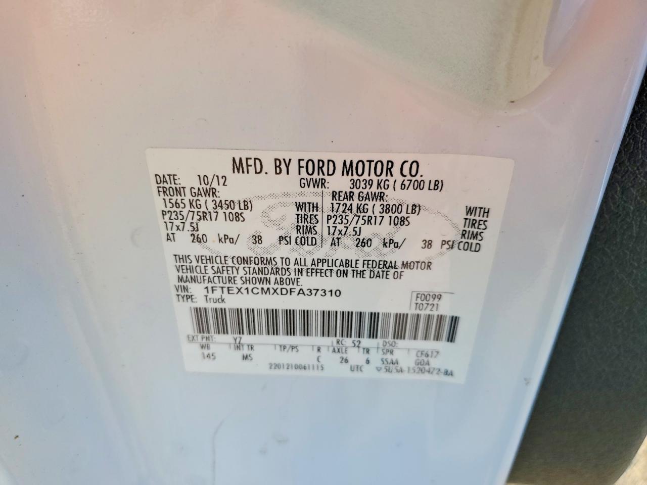 2013 FORD F-150